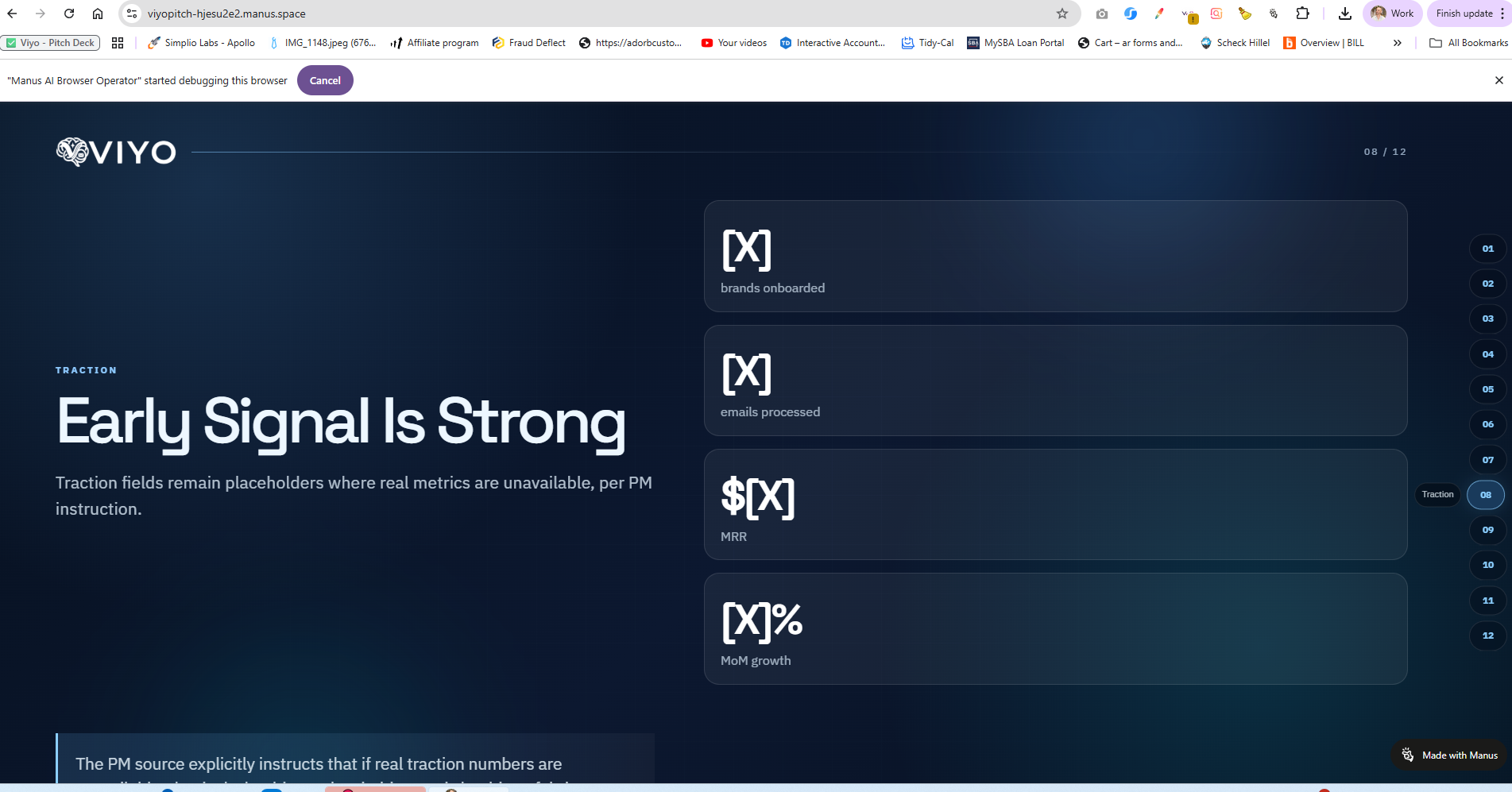 VIYO product interface preview