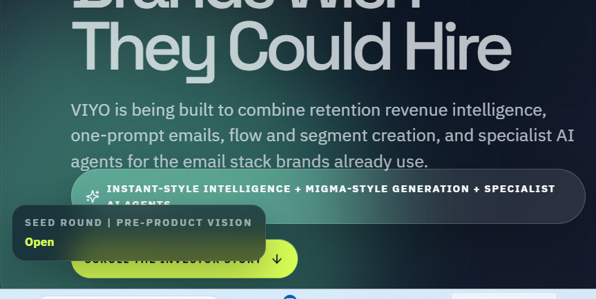 Uploaded VIYO supporting product visual